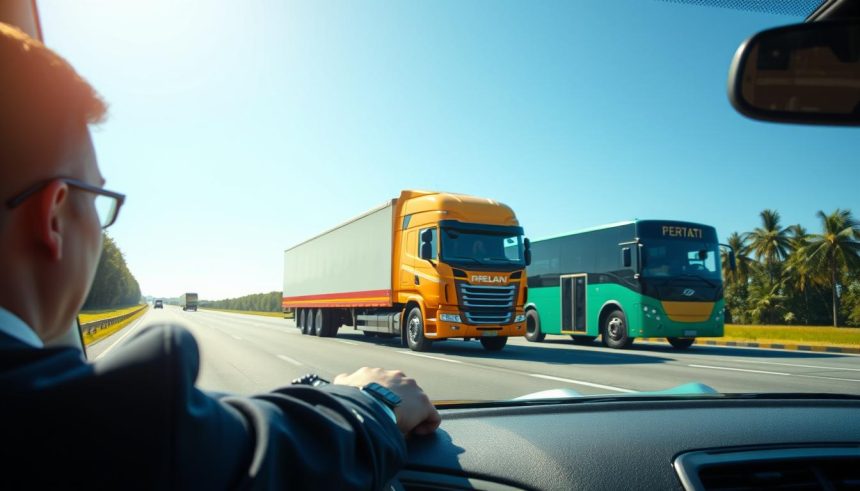 開車遇到大車怎麼辦？砂石車、公車旁邊的安全距離
