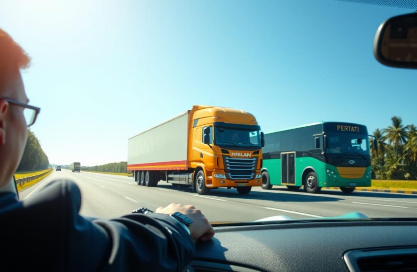 開車遇到大車怎麼辦？砂石車、公車旁邊的安全距離